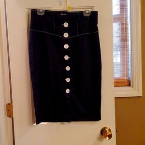 Navy blue skirt